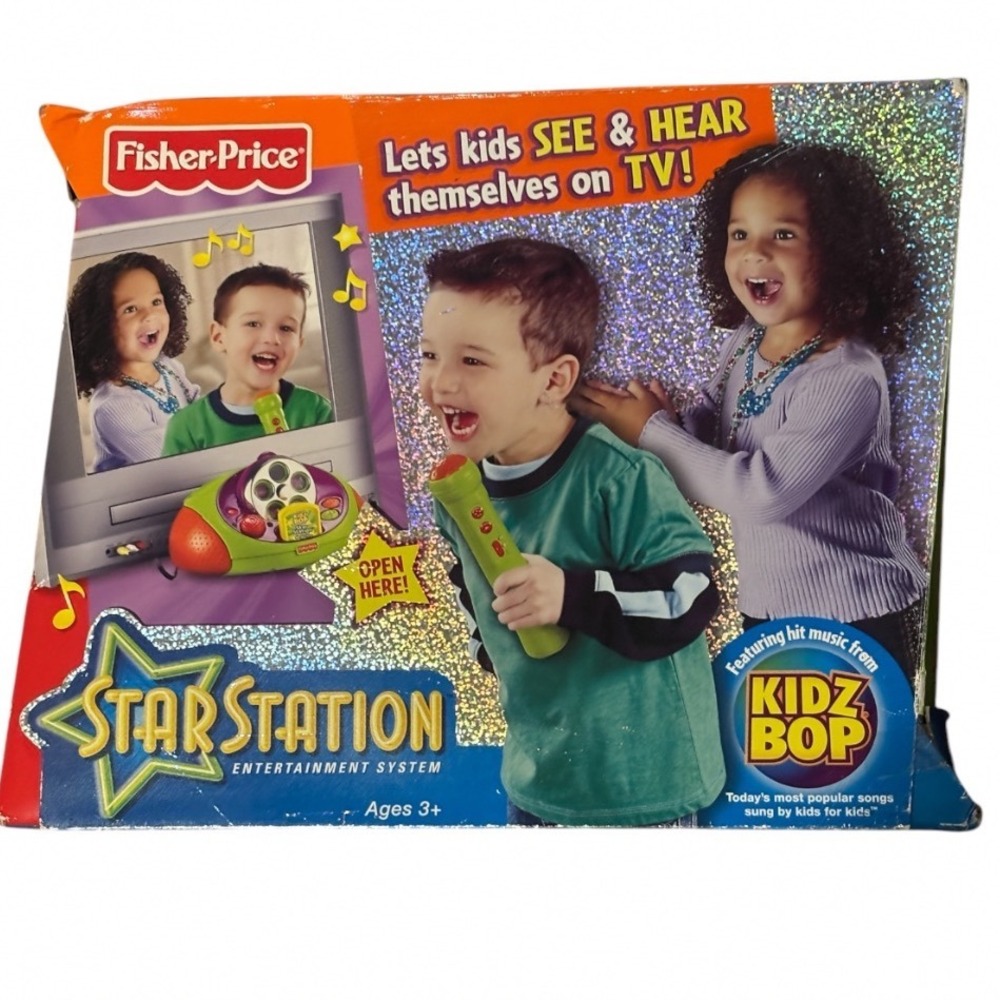 Fisher-Price Star Station Entertainment System Kidz Bop Karaoke H6723 New Box